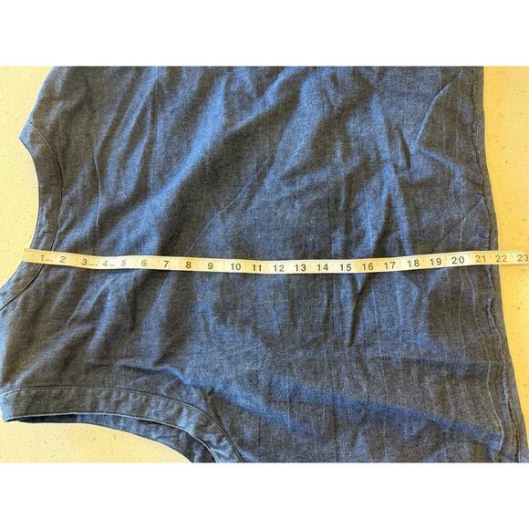 Blair Vintage Vest Knit Embroidered Denim Cottage Core 2XL - Picture 4 of 12